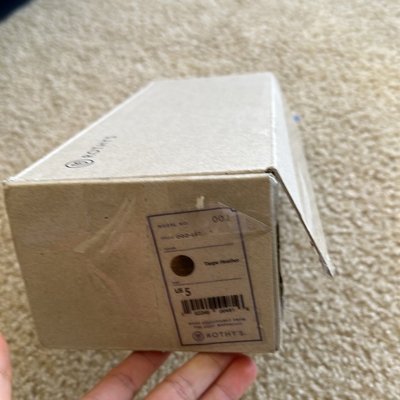 Rothy’s The Point Taupe Heather Flats - Picture 3 of 5